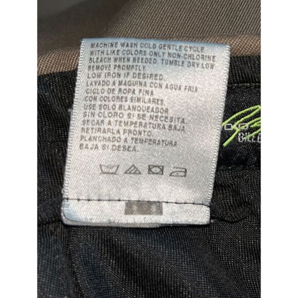 Bill Blass Studio Men's Brown Polyester Rayon Pleated Dress Pant 36/30 - Picture 10 of 10